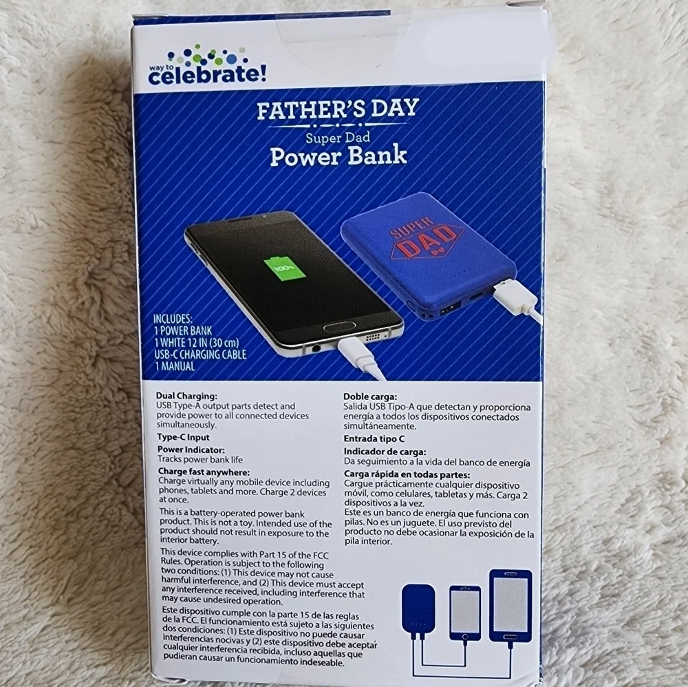 NWT Black Power Bank 